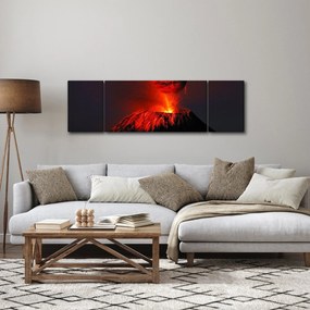 Obraz wulkanu (170x50 cm)