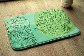 Dywanik łazienkowy antypoślizgowy Dywanik łazienkowy antypoślizgowy Monstera Liście