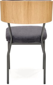 Krzesło Smart z oparciem ze sklejki giętej