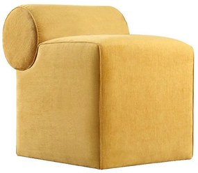 Taboret TIKI 47x45 cm żółty