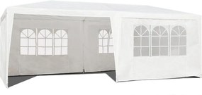 Pawilon eventowy 3x6m ze ściankami i oknami - biały namiot imprezowy, altana ogrodowa