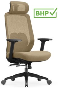 Ergonomiczny fotel biurowy z regulacjami Runo, zgodny z normą BHP