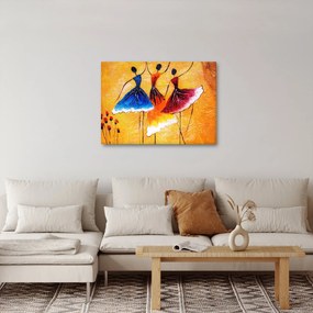 Obraz - Obraz olejny, baletki (70x50 cm)