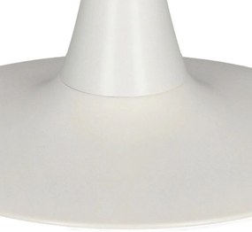 Stół na jednej nodze z marmurowym blatem Skinny Premium Stone White 90