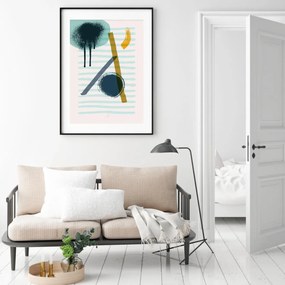 Plakat - Artystyczna abstrakcja (A4)