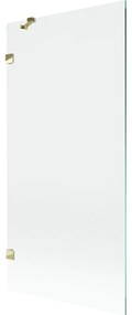 Mexen Lunar parawan nawannowy 1-skrzydłowy 90 x 150 cm, transparent, złoty - 897-090-000-50-00
