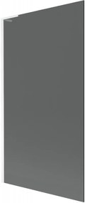 Mexen Next L parawan nawannowy 1-skrzydłowy 100 x 150 cm, grafit, biały - 895-100-000-03-40-20