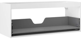 Mexen Box-A korpus szafki podumywalkowej 120 cm, 1 szuflada, biały mat - 91AX0-1200-470-1-01