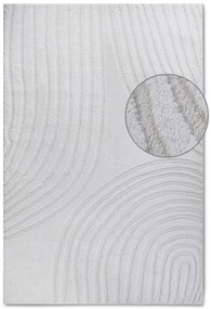 Dywan nowoczesny 3D Elle Collection Gallery Geometria kremowy 80 cm x 120 cm