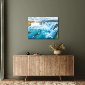 Obraz - Wodospad Godafoss (70x50 cm)