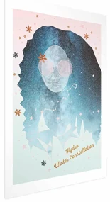 Plakat Winter Constellation 21x30 cm bez ramy z marginesem ARTGEIST B
