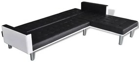 Rozkładany czarny narożnik - Iwez 5Q