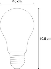 Inteligentna ściemniana żarówka LED E27 A60 Bursztynowa 4,9W 320lm 2500K