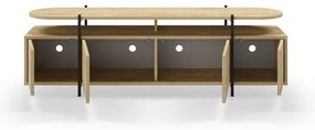Szafka pod TV w dekorze dębu 160x48 cm Hinoa – Marckeric