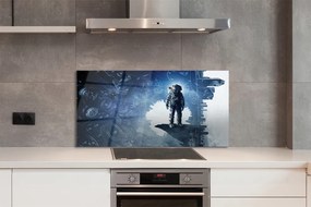 Szklany Panel Miasto Maszyn i Postać