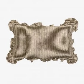 Poduszka Prostokątna 35x50 Cm Z Bawełny Clouzot Bamboo Green - Sklum