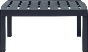 Zestaw antracytowych mebli ogrodowych - Emilly