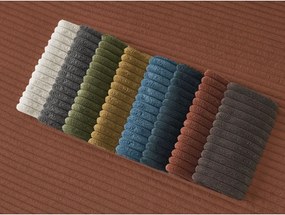 Pomarańczowa sztruksowa sofa 242 cm Giorgia – Bobochic Paris