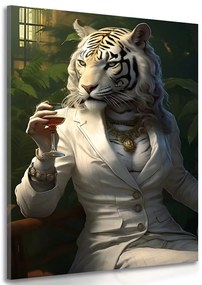 Obraz zwierzęcy gangster tygrysica