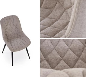 Krzesło do jadalni z ozdobnymi przeszyciami K567 Halmar