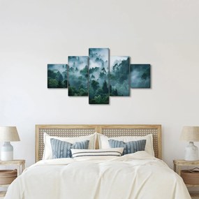 Obraz - Las we mgle (125x70 cm)