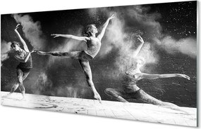 Panel szklany do Kuchni Taniec Baletowy w Oparach Dymu