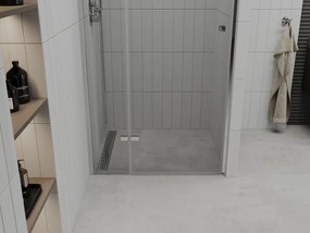 Mexen Roma drzwi prysznicowe uchylne 120 cm, transparent, chrom - 854-120-000-01-00