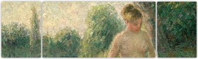 Obraz - Camille Pissarro, The Bather, reprodukcje (170x50 cm)