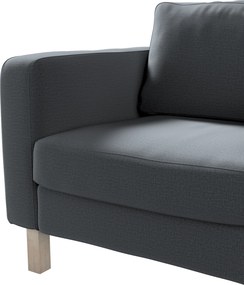 Pokrowiec na fotel Karlstad kolor szary tkanina welwetowa