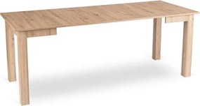 Stół Kwadratowy Rozkładany BEN 80-200 cm Dąb Artisan Skandynawski