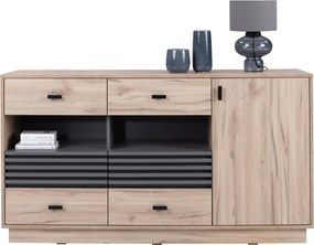 Komoda PUNTO 155 cm do Salonu Sypialni Dąb