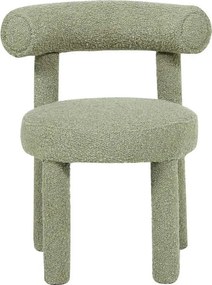 Krzesło 62x80x58 cm zielone Leith LET77DS