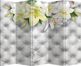 Parawan - Kwiaty lilii (210x170 cm)