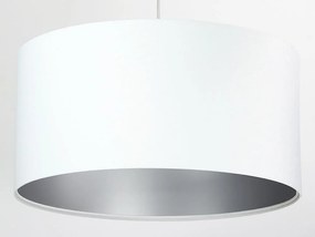 Lampa wisząca HOME 60 biała/srebrna