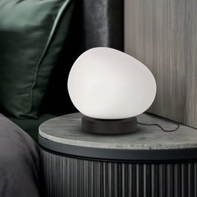 Inspirująca lampa stołowa Stones 20 - do sypialni, salonu w stylu skandynawskim