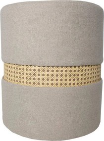 Pufa Kali, plecionka wiedeńska, Ø 35 cm