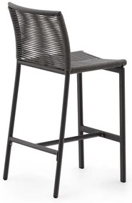 Czarny metalowy hoker ogrodowy Culip – Kave Home