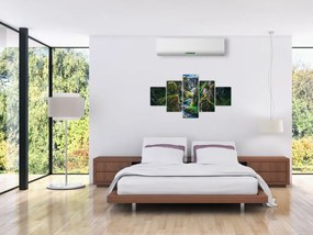 Obraz - Rzeka w skalistej dolinie (125x70 cm)