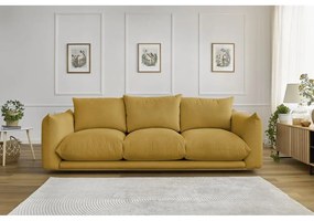 Żółta sofa 265 cm Ernest – Bobochic Paris