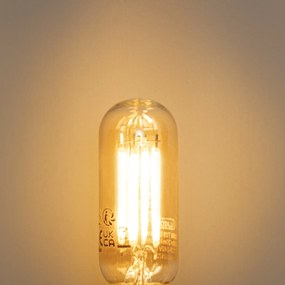 Zestaw 5 ściemnialnych żarówek LED E14 złote T25 4W 300 lm 2200K