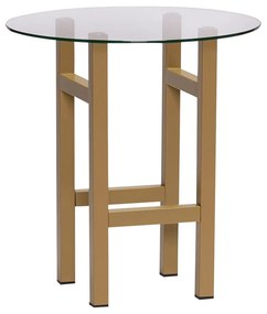 Okrągły stolik ze szklanym blatem ø 40 cm Elevate – Hübsch