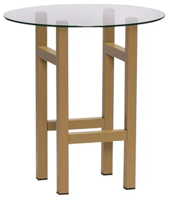 Okrągły stolik ze szklanym blatem ø 40 cm Elevate – Hübsch