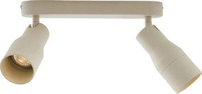 Okrągły plafon sufitowy beżowy GU10 50mm 2-punktowy - Stanley