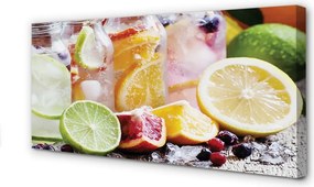 Fotoobraz na płótnie Owocowe Koktajle z Lodem