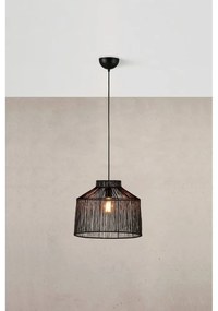 Czarna lampa wisząca z metalowym kloszem ø 42 cm Capanna – Markslöjd