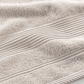 Beżowy bawełniany ręcznik kąpielowy frotte 90x150 cm Tendresse – douceur d'intérieur