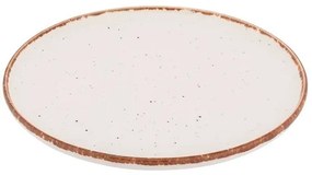 Altom Porcelanowy płytki talerz Reactive Ivory,26,5 cm