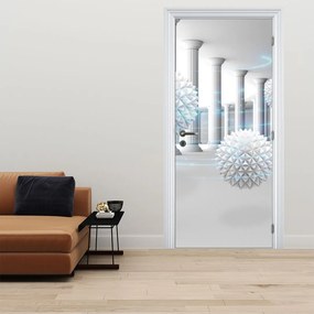 Fototapeta na drzwi - Abstrakcja w stylu antycznym (95x205cm)