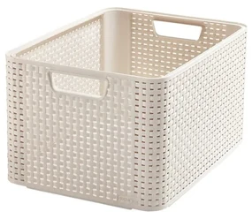 Kremowy plastikowy pojemnik 33x44x23 cm Style – Curver