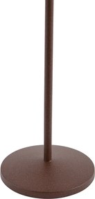 Lampa stołowa rdzawobrązowa z możliwością ładowania LED ze stacją ładującą IP65 - Raika
